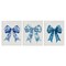 Stupell Industries Vintage Toile Pattern Bows 3pc Canvas Set, design by Lettered and Lined